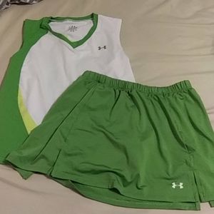 🌞Under Armour outfit skort and tank 🌞